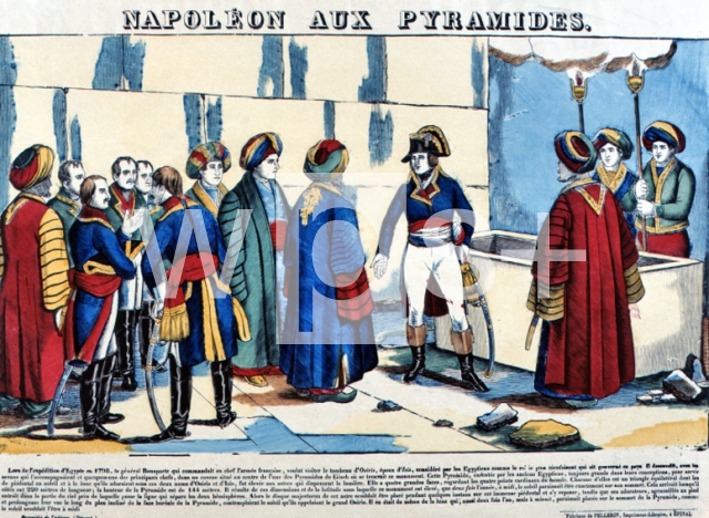 ピラミッドのナポレオン 1798年 歴史 Wps ワールド フォト サービス