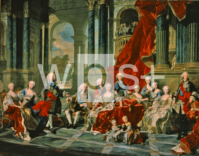 VAN LOO Louis-Michel｜フェリペ5世とその家族