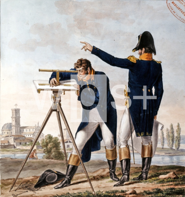 Vernet Carl ナポレオンのエジプト遠征に従軍しピラミッドを測量する理工科学校のエンジニア 歴史 Wps ワールド フォト サービス