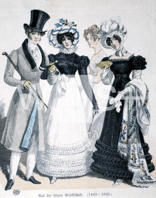 ｜1820-25年の服装