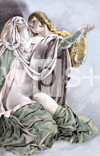 BRUNELLESCHI Umberto｜デカメロンより「リナルド・ダスティと美しい寡婦」（2日目3話）