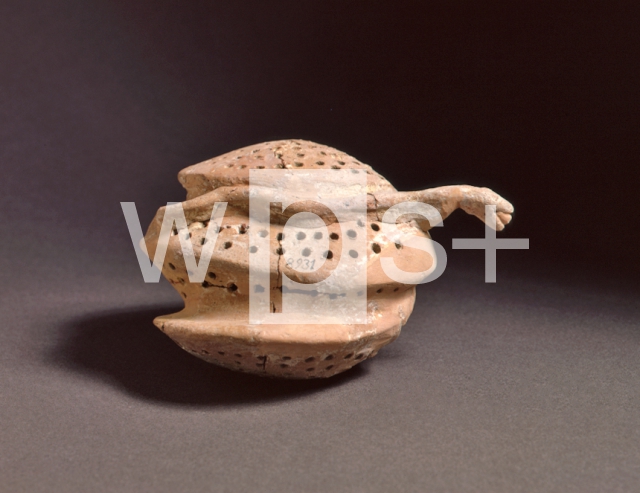 ｜ハニカム（蜂の巣）形をした壺と蛇