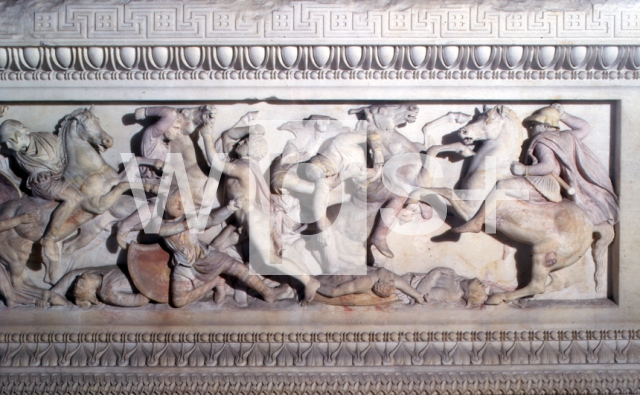 ｜アレクサンドロス3世（大王）の石碑（部分）
