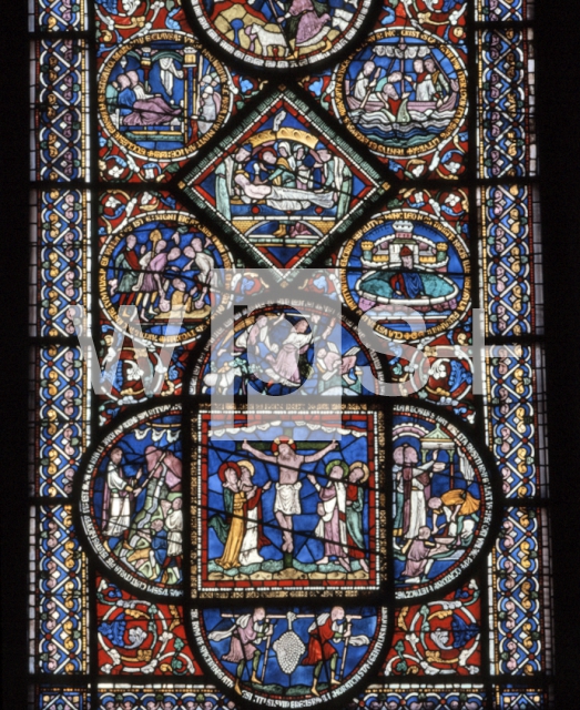 カンタベリー大聖堂の聖堂コロナのステンドグラス「キリスト受難」 - 建築 | wps+（ワールド・フォト・サービス）