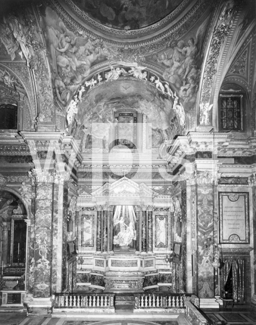 BERNINI Gian Lorenzo｜サンタ・マリア・デッラ・ヴィットーリア教会のコルナーロ礼拝堂「聖テレジアの法悦」 - 建築