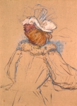 TOULOUSE-LAUTREC Henri de｜背中を見せる赤毛の女性