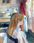 TOULOUSE-LAUTREC Henri de｜窓辺の女