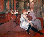 TOULOUSE-LAUTREC Henri de｜ムーラン通りのサロンにて