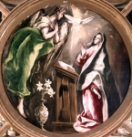 EL GRECO (Doménikos Theotokópoulos)｜受胎告知