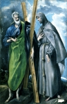 EL GRECO (Doménikos Theotokópoulos)｜聖アンドレアと聖フランチェスコ