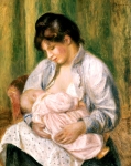 RENOIR Pierre-Auguste｜母と子