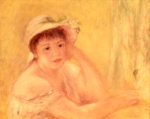 RENOIR Pierre-Auguste｜麦わら帽子の少女