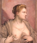 TINTORETTO (Jacopo Robusti)｜開胸する婦人の肖像