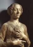 VERROCCHIO Andrea del｜花束を抱える婦人