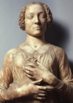 VERROCCHIO Andrea del｜花束を抱える婦人