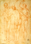 PONTORMO (Jacopo Carrucci)｜三美神画構のための習作