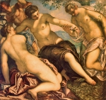 TINTORETTO (Jacopo Robusti)｜三美神とマーキュリー