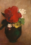 REDON Odilon｜赤いけしの花