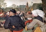 BRUEGHEL Pieter 'The Elder'｜農民の踊り（部分）