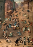 BRUEGHEL Pieter 'The Elder'｜子供の遊戯（部分）