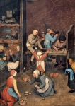 BRUEGHEL Pieter 'The Elder'｜子供の遊戯（部分）