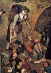 BRUEGHEL Pieter 'The Elder'｜謝肉祭の火曜日と灰の水曜日の喧嘩（部分）