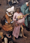 BRUEGHEL Pieter 'The Elder'｜謝肉祭の火曜日と灰の水曜日の喧嘩（部分）