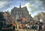 TENIERS David 'The Younger'｜ブリュッセルにおける鳥の捕獲