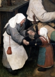 BRUEGHEL Pieter 'The Elder'｜農民の踊り（部分）