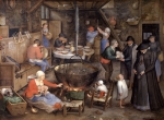 BRUEGHEL Jan 'The Elder'｜農家を訪問する貴族