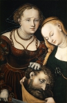 CRANACH Lucas｜ホロフェルネスの首を持つユーディット