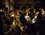 JORDAENS Jacob｜豆の王の祭り