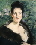 MANET Edouard ｜毛皮の貴婦人