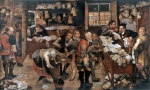 BRUEGHEL Pieter 'The Younger'｜税金の支払い（納税者）