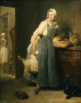 CHARDIN Jean-Baptiste Simeon｜買物帰りの女中