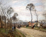 PISSARRO Camille｜ルーヴシエンヌの道