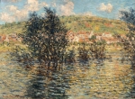 MONET Claude Oscar｜ヴェトゥイユ、ラヴァクールの眺め