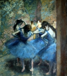 DEGAS Edgar (Hilaire Germain Edgar de)｜青い踊り子たち