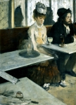 DEGAS Edgar (Hilaire Germain Edgar de)｜カフェにて、あるいはアブサン酒