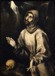 EL GRECO (Doménikos Theotokópoulos)｜聖痕を受ける聖フランチェスコ