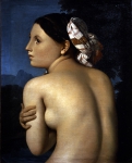 INGRES Jean Auguste Dominique｜背中姿の浴女