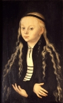 CRANACH Lucas｜マグダレーナ・ルターと推測される肖像