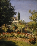 MONET Claude Oscar｜花の咲く庭