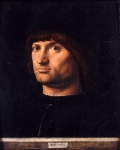 ANTONELLO DA MESSINA｜男の肖像・傭兵隊長とも言われる