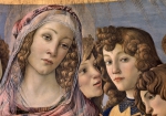 BOTTICELLI Sandro｜柘榴の聖母（部分）