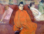 TOULOUSE-LAUTREC Henri de｜サロンにて、長椅子