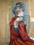 TOULOUSE-LAUTREC Henri de｜毛皮を持つ娘