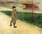 TOULOUSE-LAUTREC Henri de｜ビュッファロ競輪場のトリスタン・ベルナール