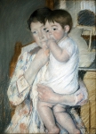 CASSATT Mary｜母と子