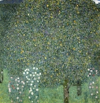 KLIMT Gustav｜樹下の薔薇